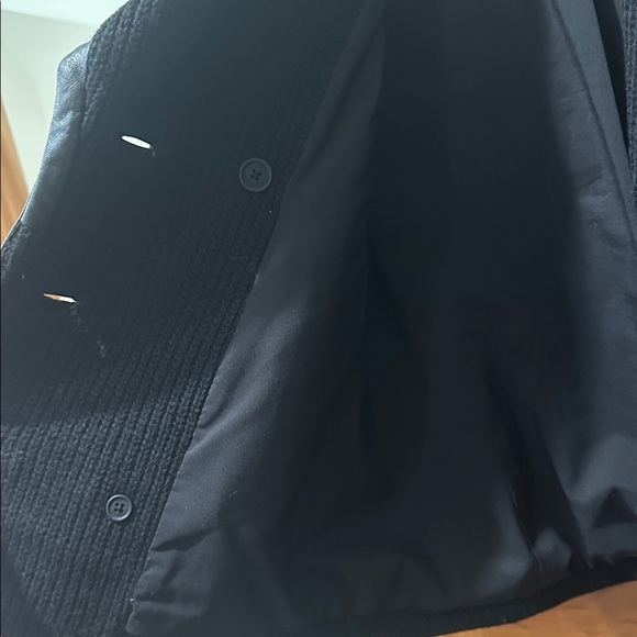 Tory Burch Black Knit Blazer jacket Sz M - Picture 6 of 8